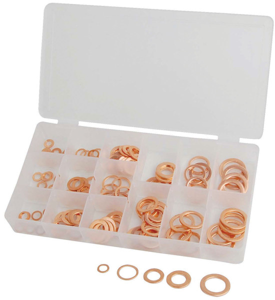 ATD Tools ATD-342 Copper Washer Metric Assortment44 125 Piece