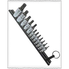 VIM Tools VIM-TMS-TXIP6 Elite 12pc. Torx Plus 6 point Set, IP8 Thru IP60, package on a Black Magrail