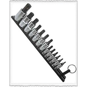 VIM Tools VIM-TMS-TORX Elite 13pc. Torx Set, T10 Thru T70, package on a Black Magrail