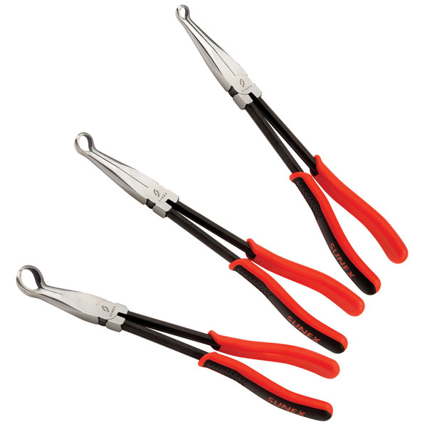 Sunex Tools SUU-3703V Long reach for tight spaces  Cross-hatched teeth for maximum grip  Roll pouch included for storage  Lifetime Warranty