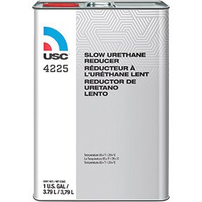 USC USC-4225-5 A premium slow reducer manufactured using virgin-grade solvents formulated for premium performance. For warmer shop conditions.