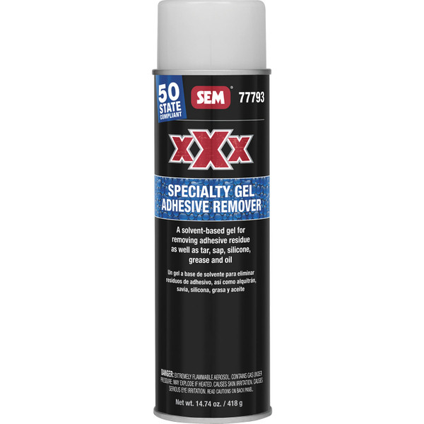 SEM Products SEM-77793 Unique gel improves efficiency and eliminates product waste  50 state compliant  Slow evaporating formula stays wet long enough to soften adhesive  Run resistant gel stays where you spray it  Quick acting  Dissolves adhesive