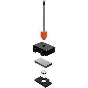 TBW-SO38MM ORGANIZER MODULAR 3/8DR SOCKET METRIC SIZE STEMS