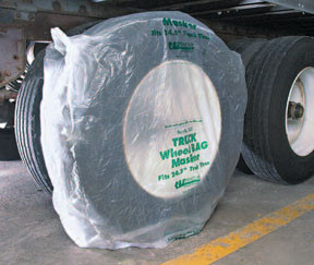RBL Products, Inc. RBL-169 Designed to provide total tire masking protection against paint overspray, dust, dirt and other contaminants during refinish repair  Built-in cling feature enables the BAG to wrap the tire for complete masking protection