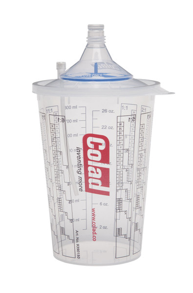 EMM Specialties SLS-9390130SLS Mix & Spray with the same paint cup  Precision matched Snap Lid attaches directly to the Colad Mixing Cup  Patented air valve produces unrestricted paint flow  Secure threaded attachment