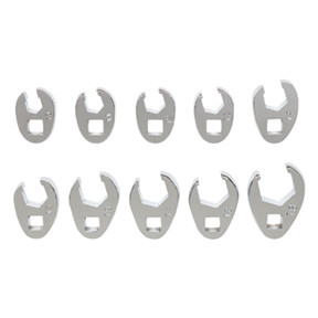 Platinum PLT-99320 Flare nut design for better grip without slipping  Crowfoot wrenches work in tight spaces where ordinary sockets and wrenches cannot  Chrome vanadium steel for strength and durability  Fully polished chrome finish for easy clean up