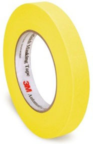 3M Company MMM-6653 24 MM AUTOMOTIVE REFINIS H YELLOW MASKING TAPE