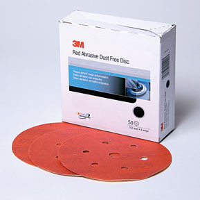 3M Company MMM-1261 SANDING DISC RED HOOKIT 6IN DISC 80D 50 BOX