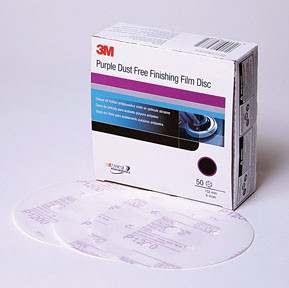3M Company MMM-30770 PURPLE FINISHING FILM HOOKIT 6IN P800 50/BOX