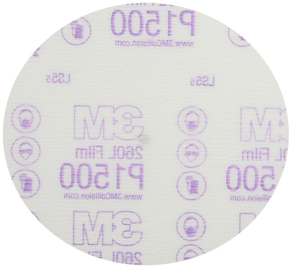 3M Company MMM-1184 SANDING DISC RED HOOKIT 6IN FILM DISC P1500 25PK