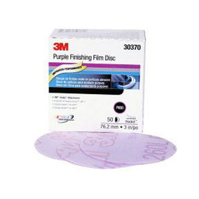 3M Company MMM-30370 SANDPAPER 3IN HOOKT PURPLE P800
