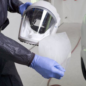 3M Company MMM-37322 VERSAFLO PEEL-OFF VISOR COVERS 40 PER BOX