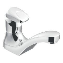 8884 Chrome one-handle metering lavatory faucet Chrome