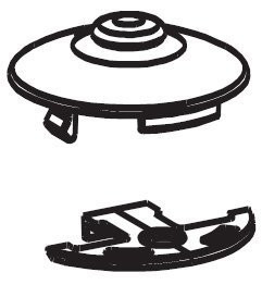 Moen 100155 Hdl Cap Nova Kd 1H P-Os Chr