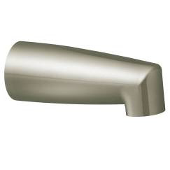 CSI 3829BN Moen Tub Nondiverter Spout, Brushed Nickel by Moen