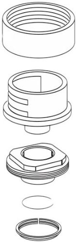 CSI 101483S Moen Part Handle Collar & Nut P-Os Single Handle