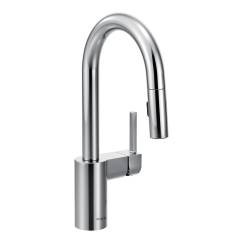 5965 Chrome one-handle pulldown bar faucet Chrome