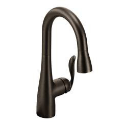 CSI 5995ORB Moen Arbor One-Handle High-Arc Pulldown Bar Faucet Featuring Reflex, Oil-Rubbed Bronze
