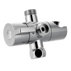 CSI CL707 Moen Pivoting Shower Arm Diverter with Hand Shower Cradle, Chrome