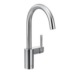 7365 Chrome one-handle kitchen faucet Chrome