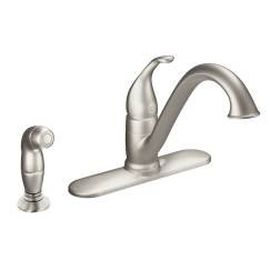 CSI 7840SRS Moen Camerist One-Handle Low Arc Kitchen Faucet, Spot Resist Stainless by Moen