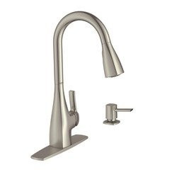 Moen Align chrome one-handle pre-rinse spring pulldown kitchen faucet Moen 5923