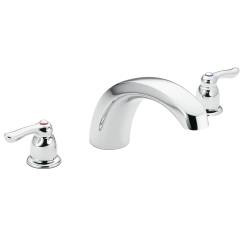 CSI T990 Moen Chateau Two-Handle Low Arc Roman Tub Faucet without Valve, Chrome