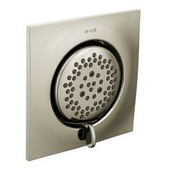 CSI TS1420NL Polished nickel two-function 3-1/4" diameter spray head standard showerhead Polished Nickel
