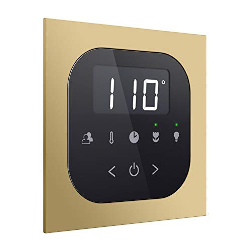Mr Steam AirTempo Square Flush Mount Kit Satin Brass 104232SQSB