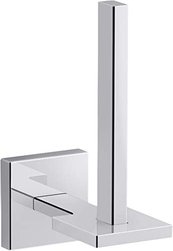Kohler K-23289-CP Kohler Square Vertical Toilet Tissue Holder