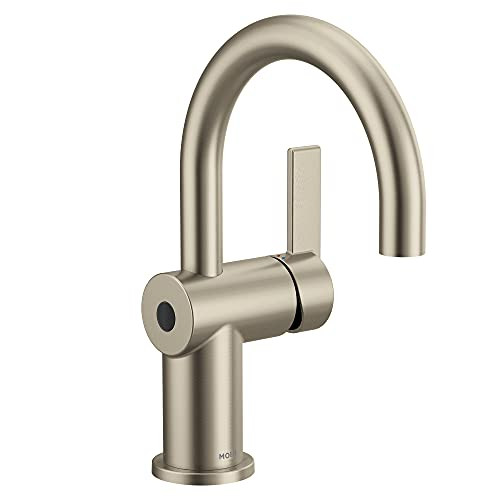 Moen M6221EWBN BRUSHED NICKEL HANDS FREE HIGH ARC BATHROOM FAUCET