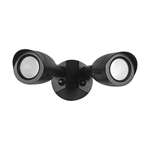Nuvo Lighting N65714 LED SECURITY LIGHT DUAL HEAD BLACK FINISH 3000K