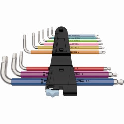 WERA TOOLS LLC WER05022669001 LONG ARM HEX KEY SET