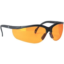 Walker's Game Ear GSMGWP-AMBLSG Walker's Lens Shooting Glasses, Amber