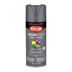 COLORmax Paint Primer Krylon COLORmaxx Paint + Primer, Gloss Smoke Gray