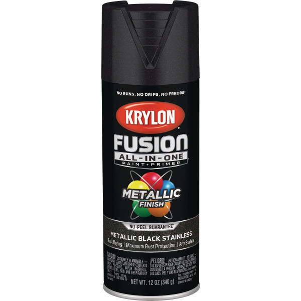 Metallic Black Stainless 12 oz.