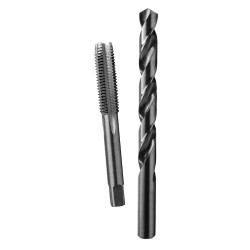 Century Drill & Tool CDT97519 Tap12X1.25 Drl 27/64 Set 2PC