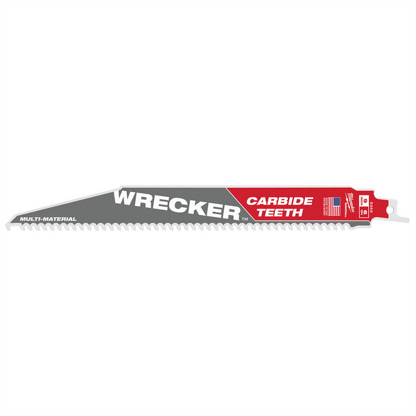 9 6 TPI THE WRECKERâ„¢ with Carbide Teeth SAWZALLÂ® Blade 1PK