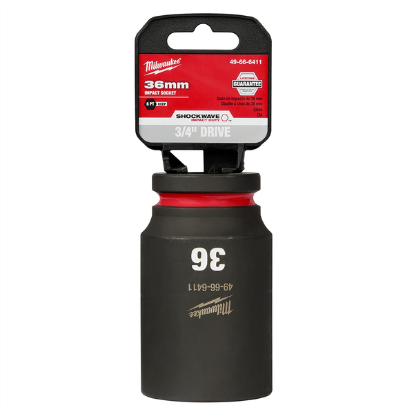 SHOCKWAVE Impact Dutyâ„¢ 3/4Drive 36MM Deep 6 Point Socket