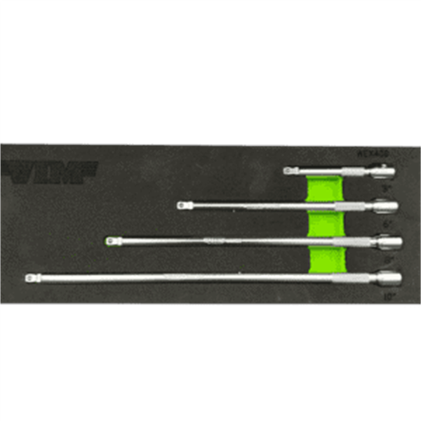 VIM 4 PC. 1/4'' DR. WOBBLE EXTENSION SET