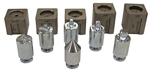 Mastercool MSC71098 (71098) Silver 37 Degree Hydraulic Flaring Tool Adapter Set