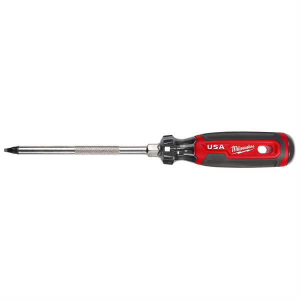 Milwaukee Tool #3 Square 6" Cushion Grip Screwdriver (USA)