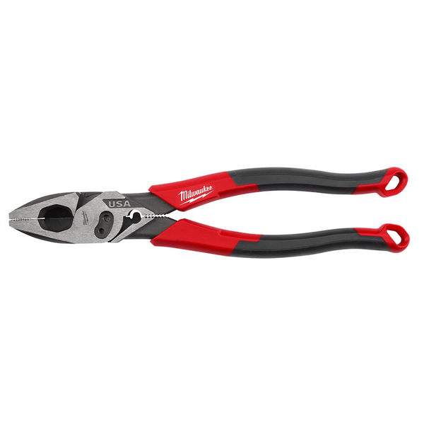 Milwaukee Tool 9" Lineman's Comfort Grip Pliers w/ Crimper and Bolt Cutter (USA)