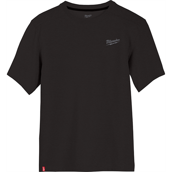 Milwaukee Tool HYBRID WORK TEE - SS BLACK 2X