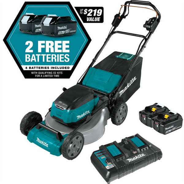 Makita 18V X2 21" Lawn Mower Kit