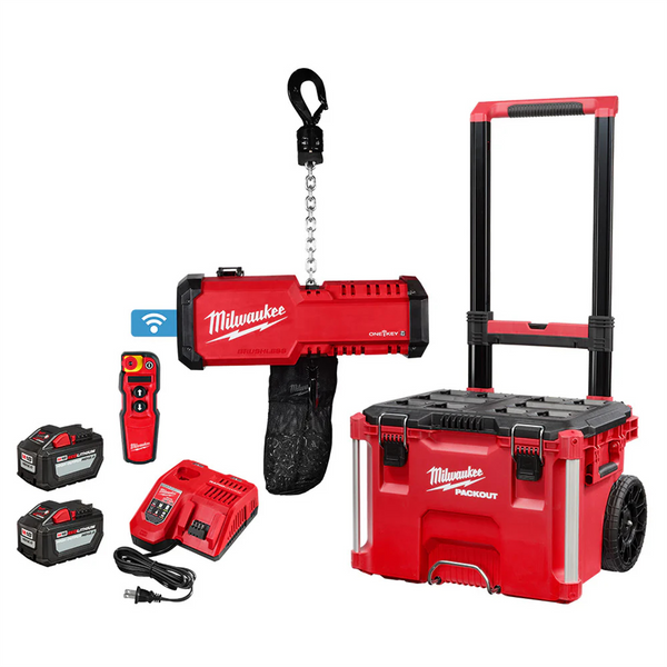 Milwaukee Tool M18 Compact 1-Ton Chain Hoist w/ ONE-KEY