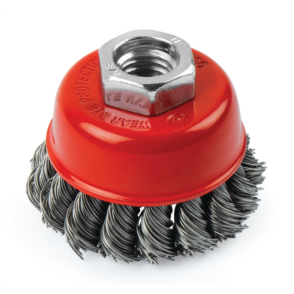 Titan 2-1/2 in. Knotted Wire Bowl Cup Brush