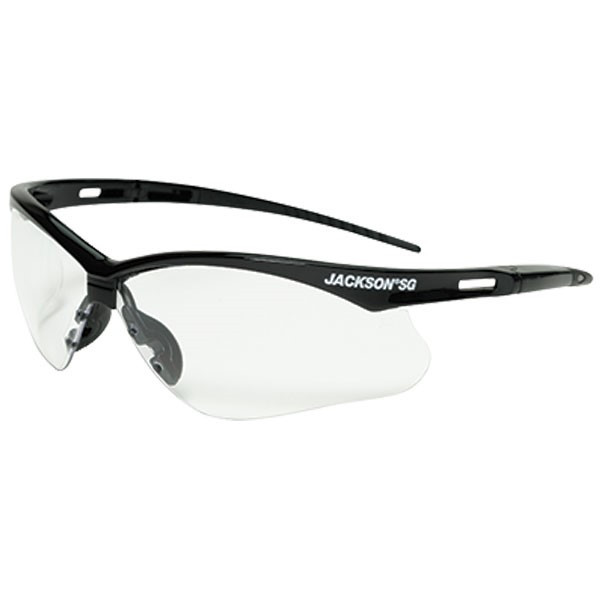 Jackson Safety Jackson Safety - Safety Glasses - SG Series - Indoor/Outdoor Lens - Black Frame - Hardcoat Anti-Scratch - Indoor/Outdoor