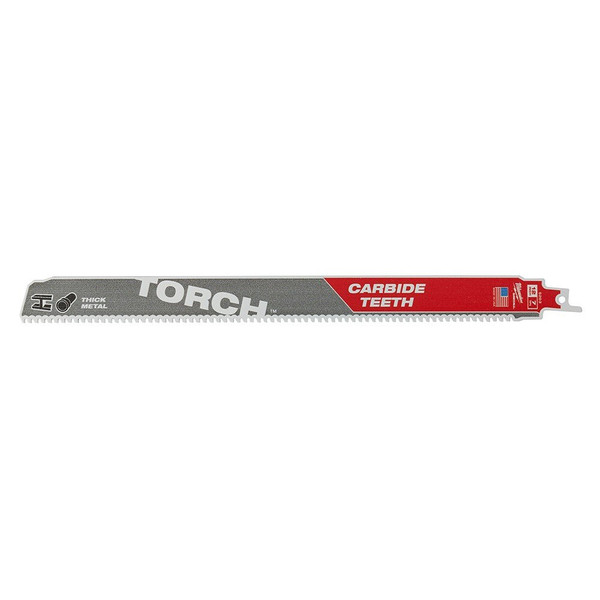 Milwaukee Tool 12" 8TPI The TORCH with CARBIDE TEETH 1PK