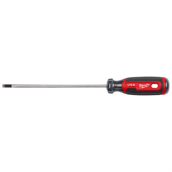 Milwaukee Tool 3/16" Cabinet 6" Cushion Grip Screwdriver (USA)